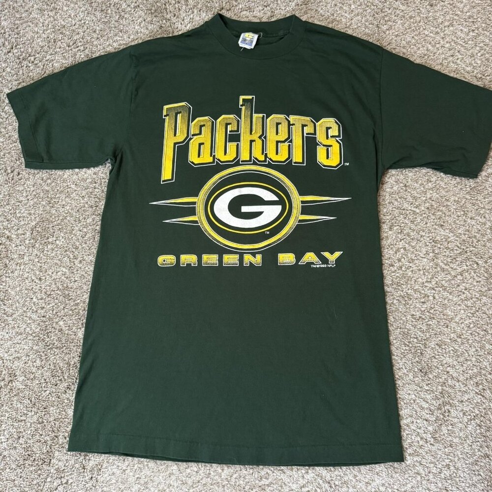 Vintage Green Bay Packers Shirt Mens XL Tall  NFL Single Stitch Competitor 90s